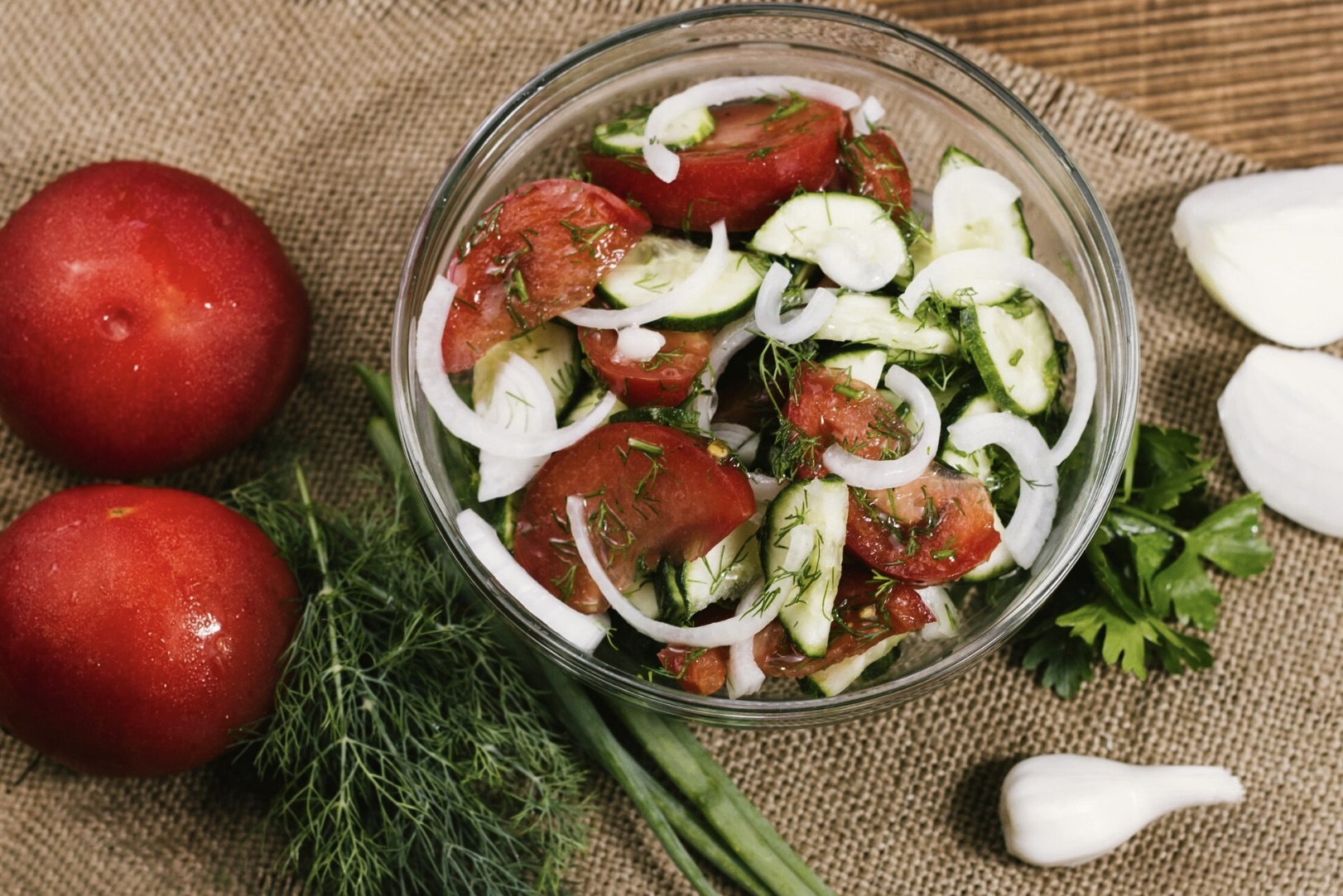 Tomaat-Burrata Salade